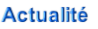 Actualité